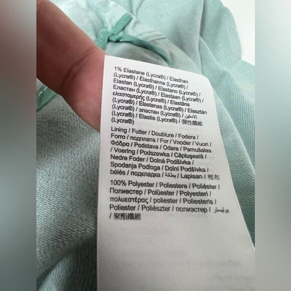 EDC Turquoise Blue Denim Moto Jacket Cotton Full Zipper EU S/ US S Y2K NWOT - Picture 10 of 14